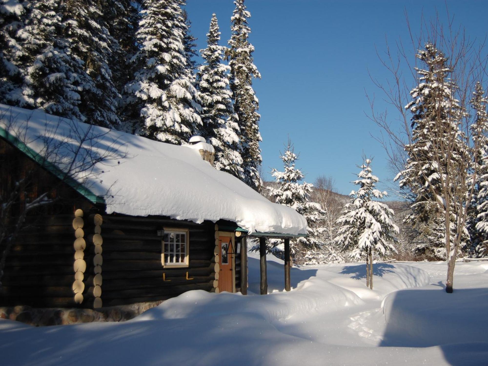 Domaine Le Bostonnais - Le Village En Bois Rond La Tuque Rom bilde