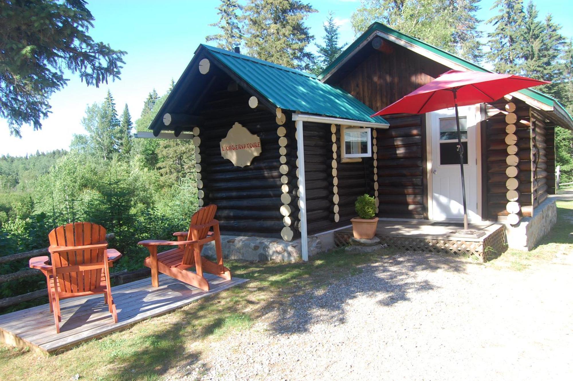 Domaine Le Bostonnais - Le Village En Bois Rond La Tuque Rom bilde