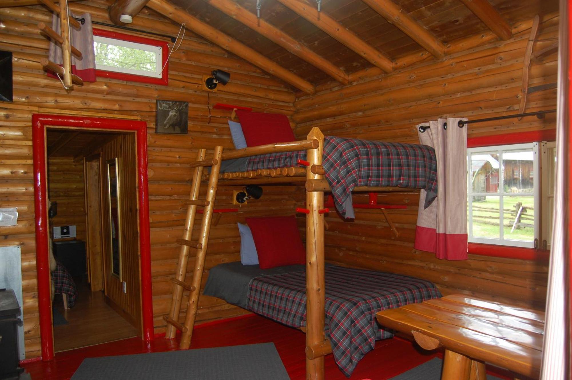 Domaine Le Bostonnais - Le Village En Bois Rond La Tuque Rom bilde